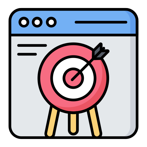 Target Generic Outline Color icon