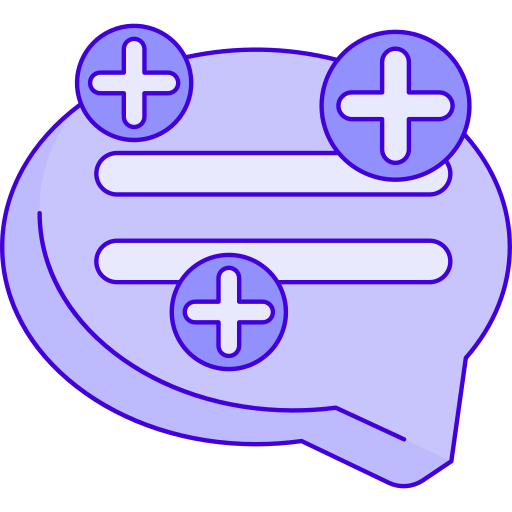 positiver kommentar Generic Thin Outline Color icon