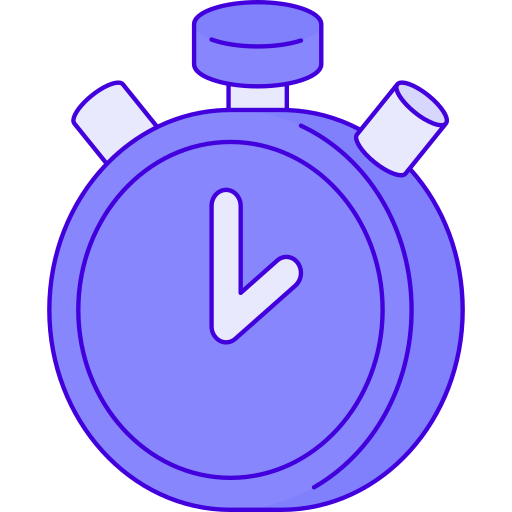 chronometr Generic Thin Outline Color ikona