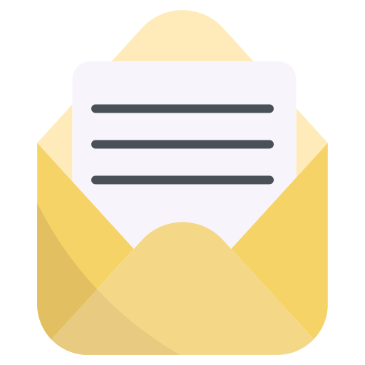 abrir correo electrónico Generic Flat icono