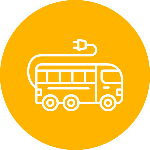 전기 버스 Generic Flat icon