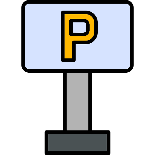 주차 표시 Generic Outline Color icon