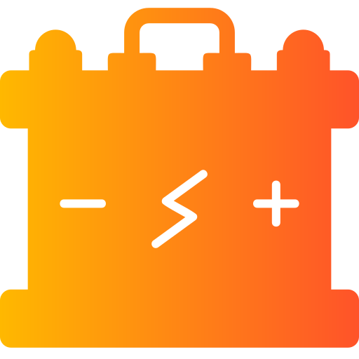 batería Generic Flat Gradient icono