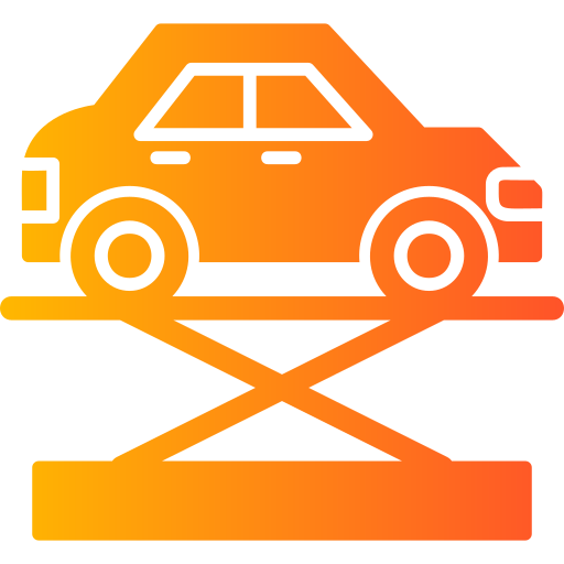 podnośnik samochodowy Generic Flat Gradient ikona