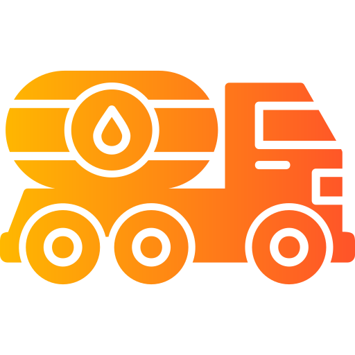 camión de aceite Generic Flat Gradient icono