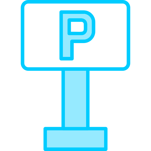 znak parkingowy Generic Blue ikona