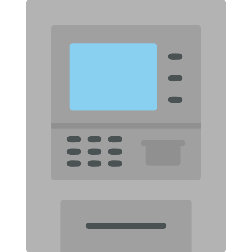 cajero automático Generic Flat icono