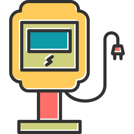 charging station Generic Color Omission icon