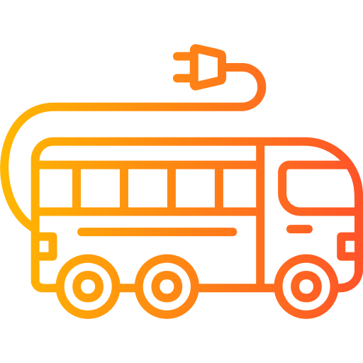 Electric bus Generic Gradient icon