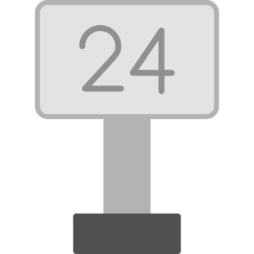 24 ore Generic Grey icona