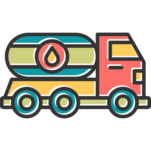 caminhão de óleo Generic Color Omission Ícone