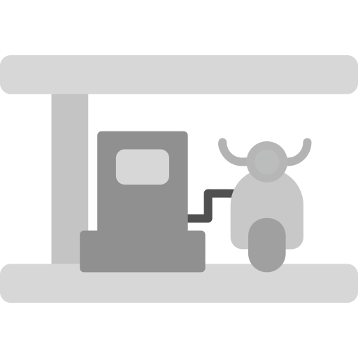 benzinestation Generic Grey icoon