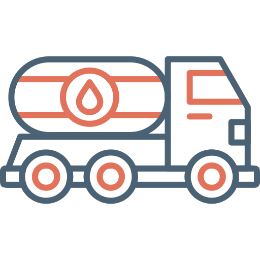 ciężarówka oleju Generic Outline Color ikona