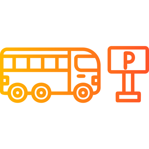 Bus parking Generic Gradient icon