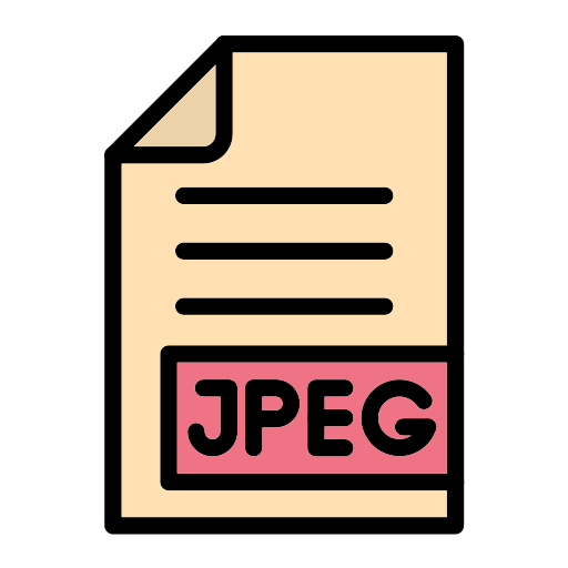 Jpeg Generic Outline Color icon