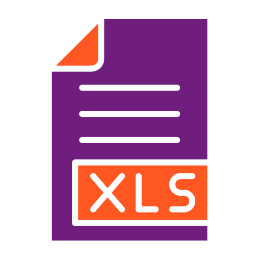 xls Generic Flat ikona
