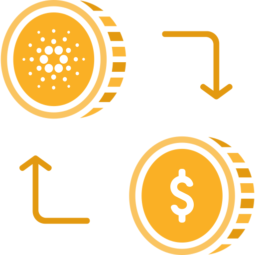 Cryptocurrency Generic Flat icon