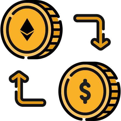 Cryptocurrency Generic Outline Color icon
