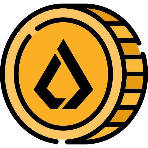 Cryptocurrency Generic Outline Color icono