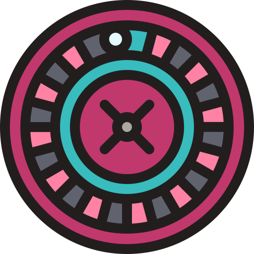 ruleta Detailed Rounded Lineal color icono