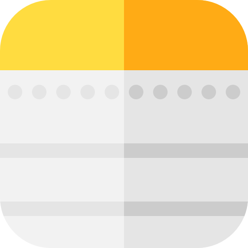 ノート Basic Straight Flat icon