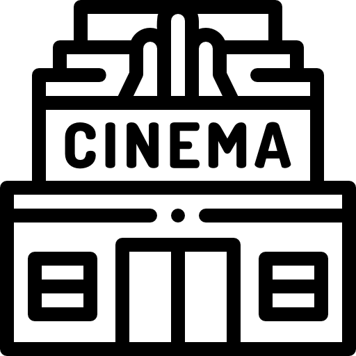 シネマ Detailed Rounded Lineal icon