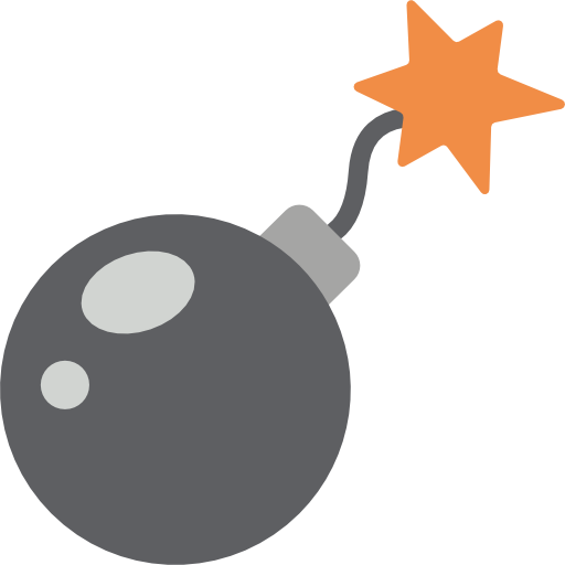 Bomb Basic Miscellany Flat icon