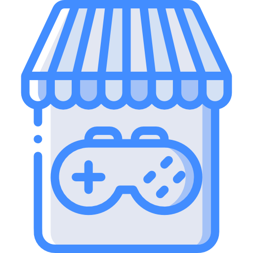 Game store Basic Miscellany Blue icon