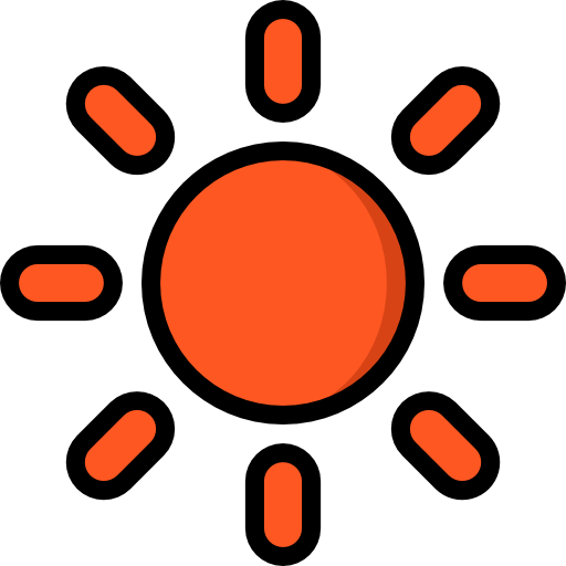 태양 Basic Miscellany Lineal Color icon