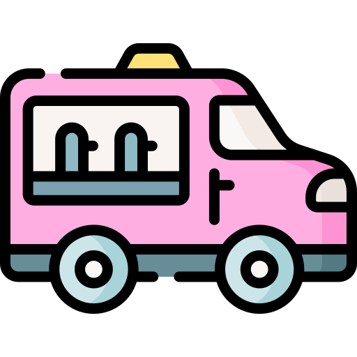 camión de comida Special Lineal color icono