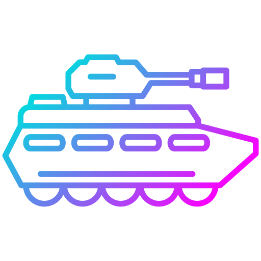 Army tank Generic Gradient icon