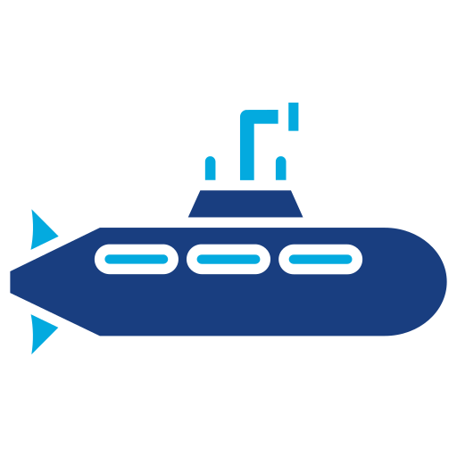 Submarine Generic Blue icon