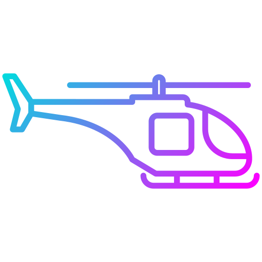 헬리콥터 Generic Gradient icon