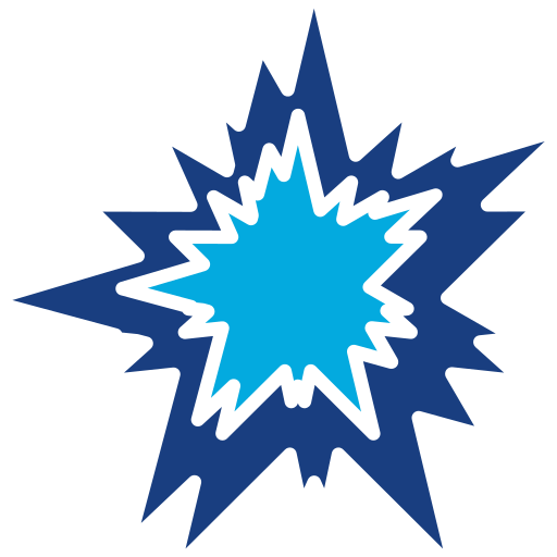 explosion Generic Blue Icône