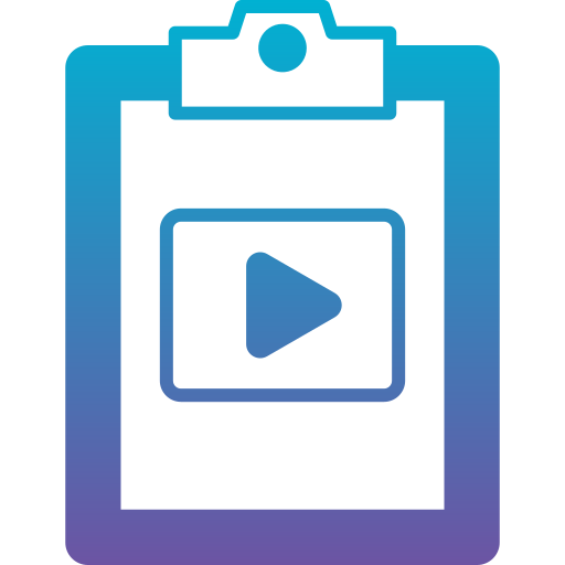contenuti video Generic Flat Gradient icona