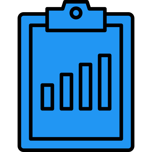 statystyka Generic Outline Color ikona