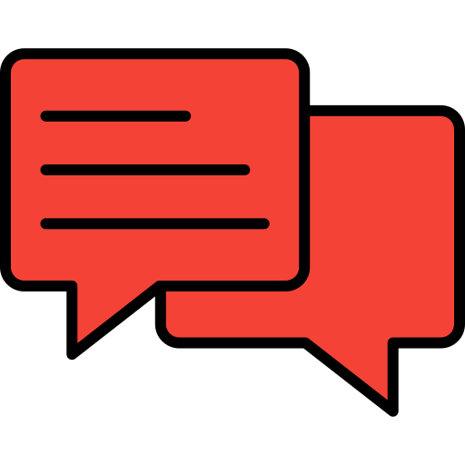 Discussion Generic Outline Color icon