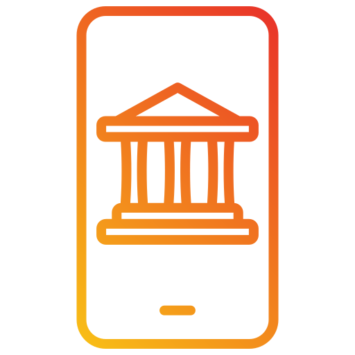 Мобильный банкинг Generic Gradient иконка