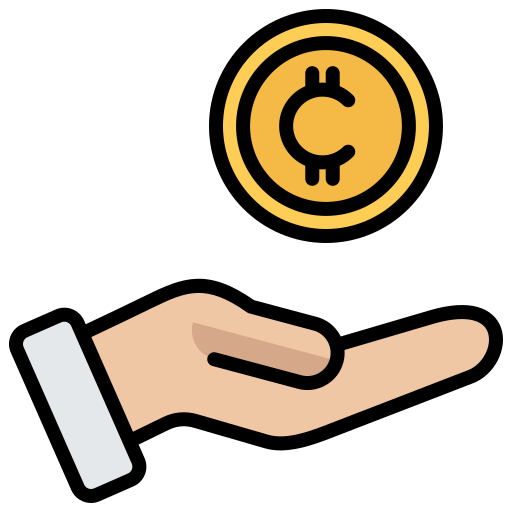 Cryptocurrency Generic Outline Color icono