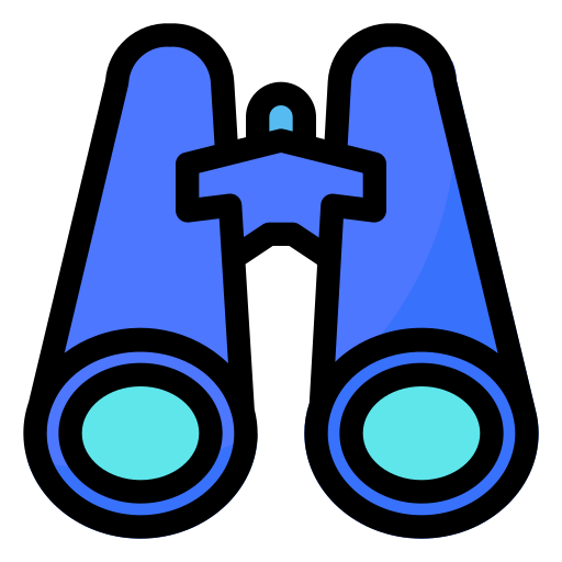binoculare Generic Outline Color icona