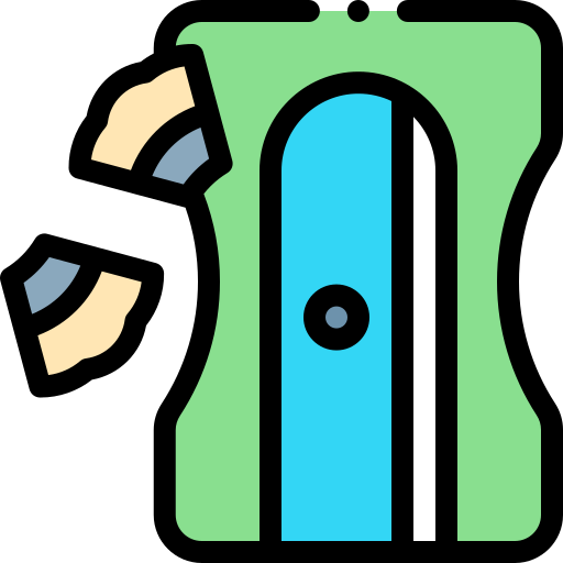Sharpener Detailed Rounded Lineal color icon