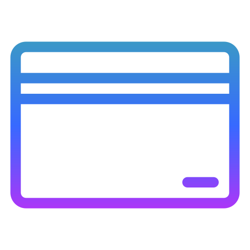 クレジットカード Generic Gradient icon