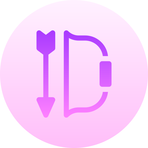 アーチェリー Basic Gradient Circular icon