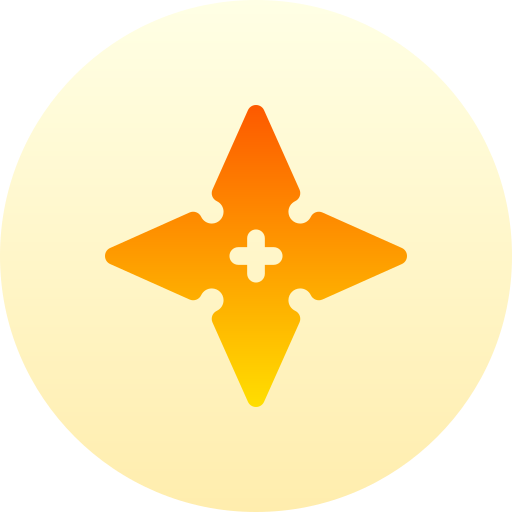 手裏剣 Basic Gradient Circular icon