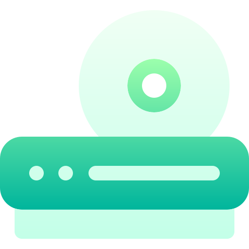 dvd spieler Basic Gradient Gradient icon