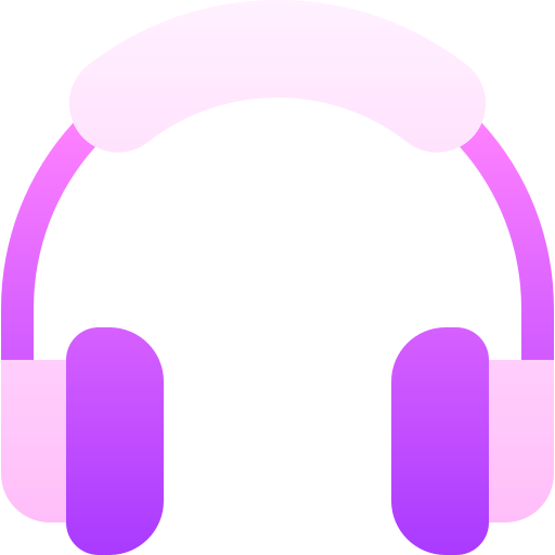 słuchawki Basic Gradient Gradient ikona