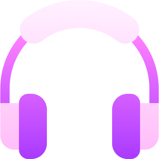 Headphone Basic Gradient Gradient icon