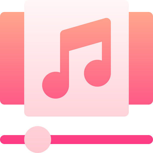 Playlist Basic Gradient Gradient icon