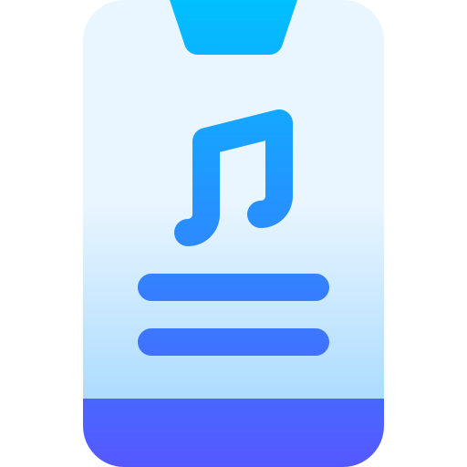 Музыкальное приложение Basic Gradient Gradient иконка