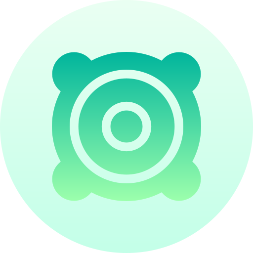 altoparlante Basic Gradient Circular icona